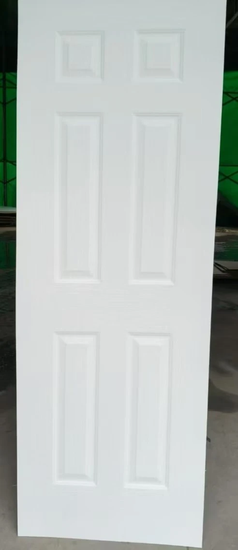 Interior Paint Free Wood Grain Melamine Primer Molded Embossed Iron Press Mdf Door Skin Panel 2.5mm-5mm